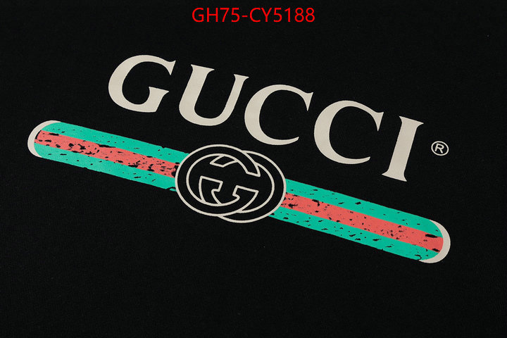 Clothing-Gucci from china ID: CY5188 $: 75USD