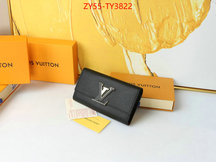 LV Bags(4A)-Wallet buying replica ID: TY3822 $: 55USD