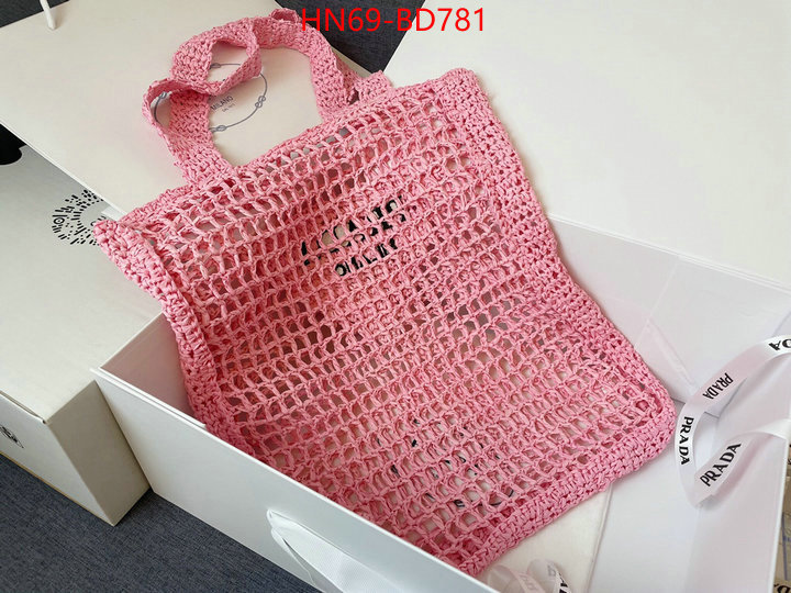 Prada Bags (4A)-Handbag- what 1:1 replica ID: BD781 $: 69USD