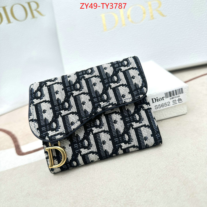 Dior Bags(4A)-Wallet- high quality replica ID: TY3787 $: 49USD