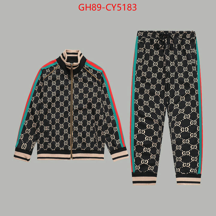 Clothing-Gucci is it illegal to buy dupe ID: CY5183 $: 89USD