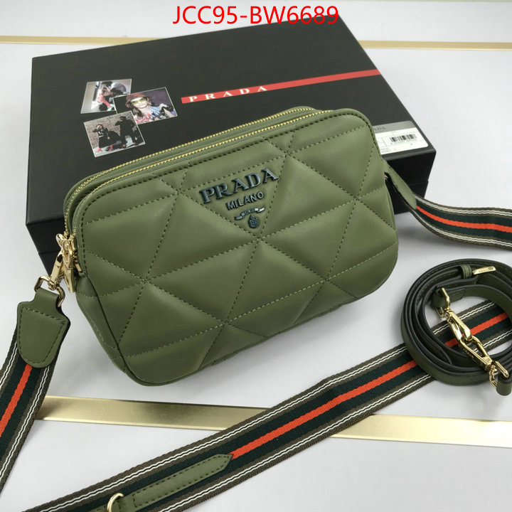 Prada Bags (4A)-Diagonal- wholesale replica shop ID: BW6689 $: 95USD