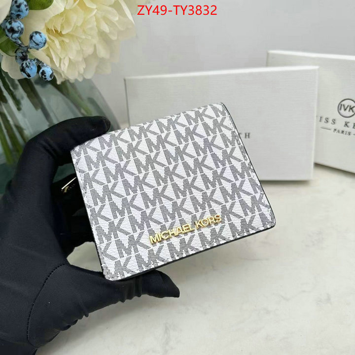 Michael Kors Bags(4A)-Wallet where can you buy replica ID: TY3832 $: 49USD