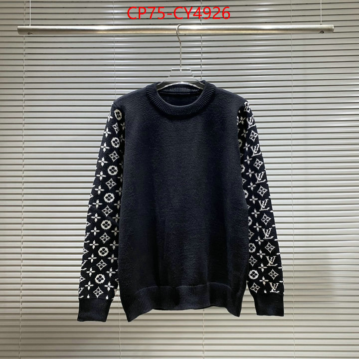 Clothing-LV top perfect fake ID: CY4926 $: 75USD