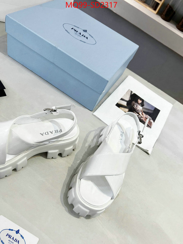 Women Shoes-Prada aaaaa replica designer ID: SD2317 $: 99USD