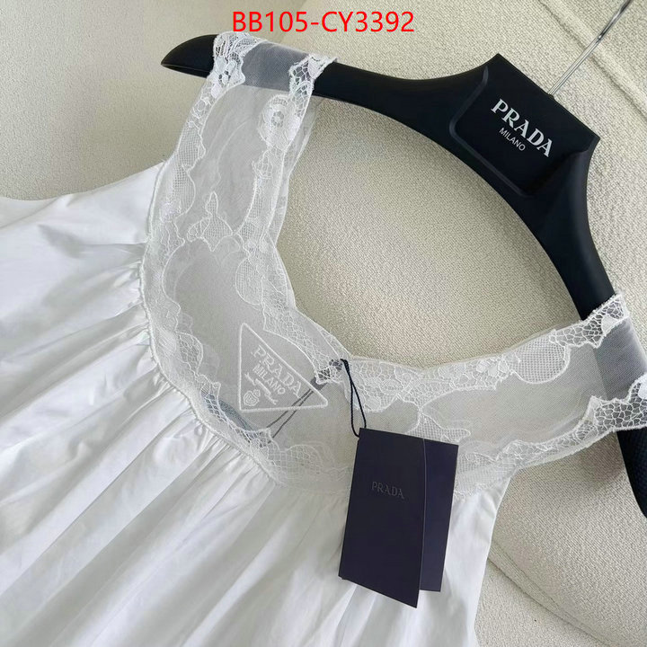 Clothing-Prada 2023 perfect replica designer ID: CY3392 $: 105USD