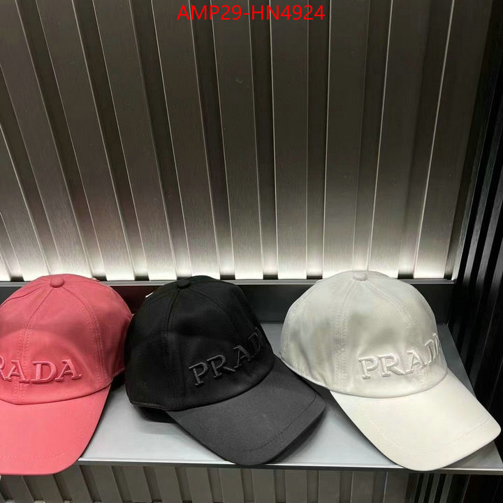 Cap (Hat)-Prada only sell high-quality ID: HN4924 $: 29USD