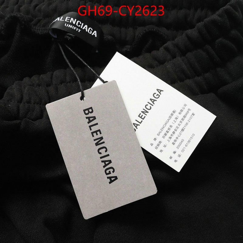 Clothing-Balenciaga top quality ID: CY2623 $: 69USD