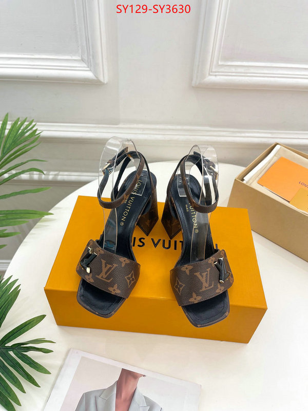 Women Shoes-LV buy replica ID: SY3630 $: 129USD