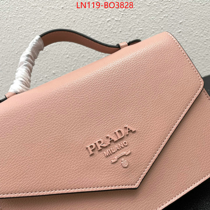 Prada Bags (4A)-Diagonal- buy best high-quality ID: BO3828 $: 119USD