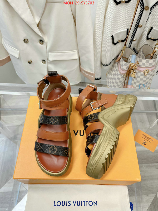 Women Shoes-LV buy 1:1 ID: SY3703 $: 129USD