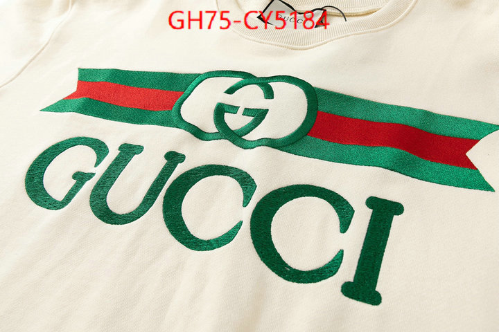 Clothing-Gucci replica every designer ID: CY5184 $: 75USD