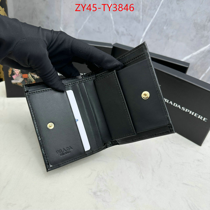 Prada Bags (4A)-Wallet buy best quality replica ID: TY3846 $: 45USD