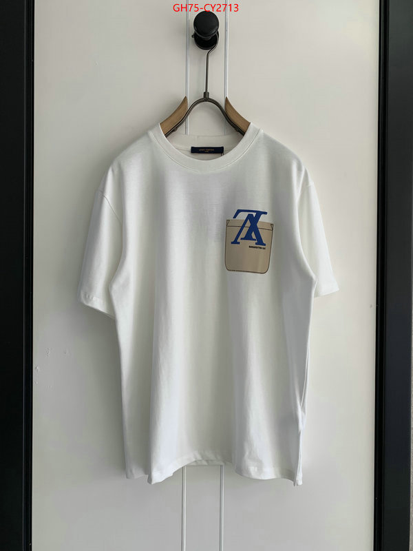 Clothing-LV buying replica ID: CY2713 $: 75USD