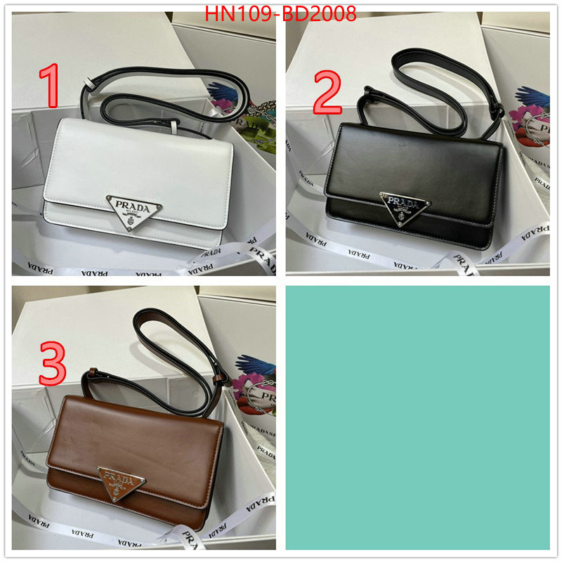 Prada Bags (4A)-Diagonal- top grade ID: BD2008 $: 109USD