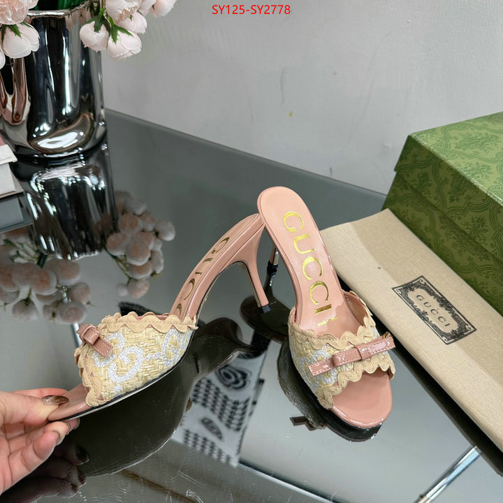 Women Shoes-Gucci replica 2023 perfect luxury ID: SY2778 $: 125USD