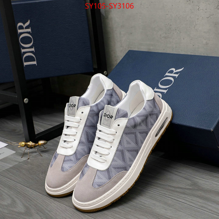 Men shoes-Dior buy online ID: SY3106 $: 105USD