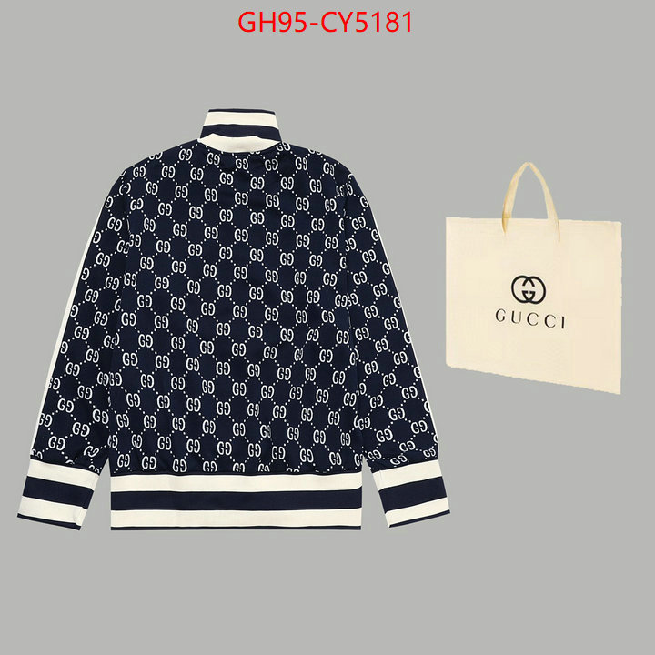 Clothing-Gucci wholesale designer shop ID: CY5181 $: 95USD