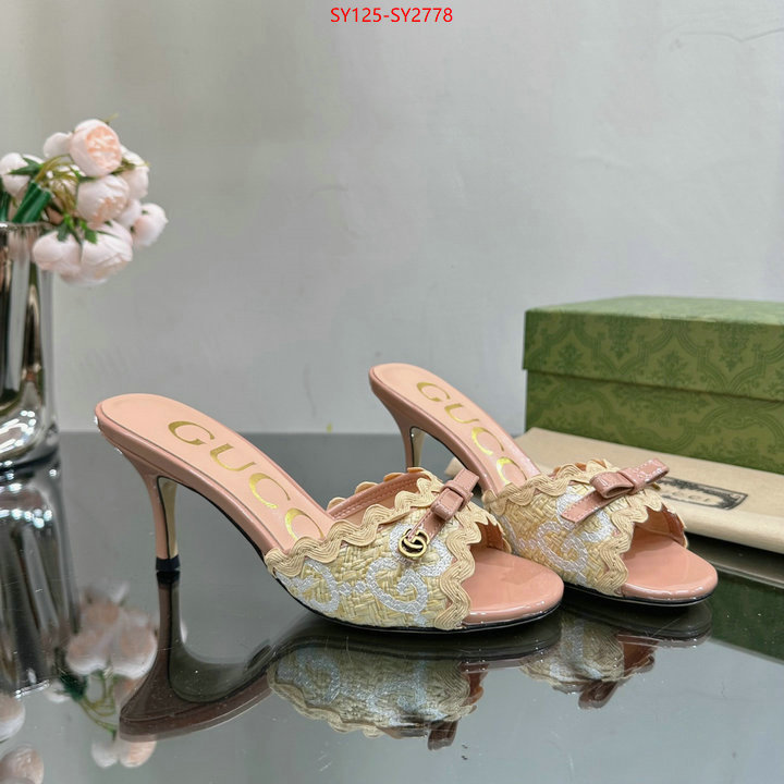 Women Shoes-Gucci replica 2023 perfect luxury ID: SY2778 $: 125USD