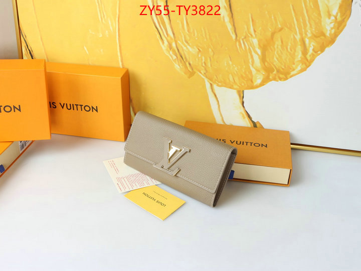 LV Bags(4A)-Wallet buying replica ID: TY3822 $: 55USD