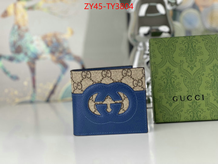 Gucci Bags(4A)-Wallet- exclusive cheap ID: TY3804 $: 45USD