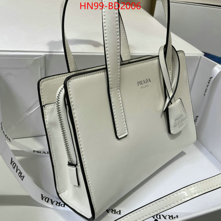 Prada Bags (4A)-Handbag- outlet 1:1 replica ID: BD2006 $: 99USD