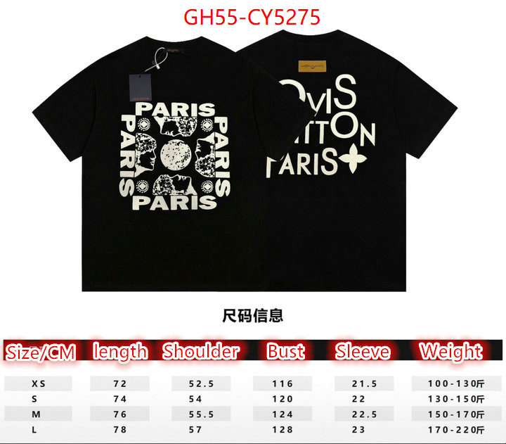 Clothing-LV high quality aaaaa replica ID: CY5275 $: 55USD