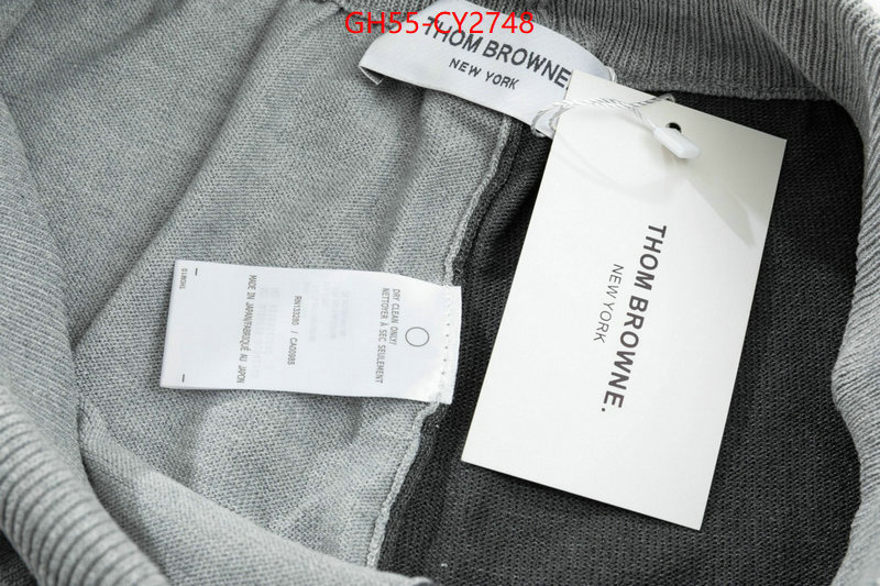 Clothing-Thom Browne buy best quality replica ID: CY2748 $: 55USD