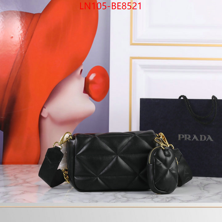 Prada Bags (4A)-Diagonal- where can i find ID: BE8521 $: 105USD