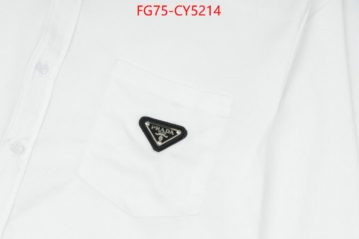 Clothing-Prada top perfect fake ID: CY5214 $: 75USD