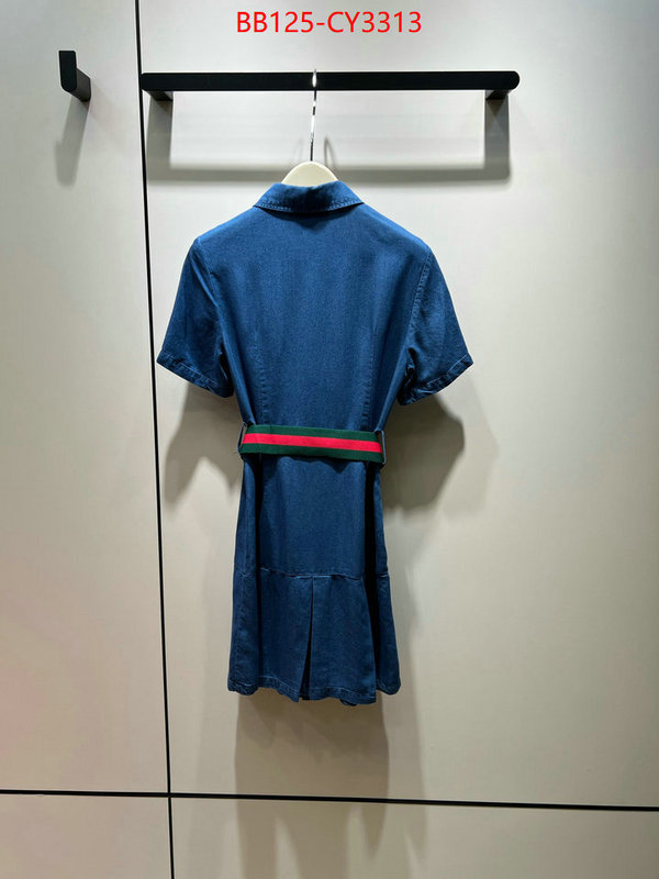 Clothing-Gucci aaaaa+ replica ID: CY3313 $: 125USD