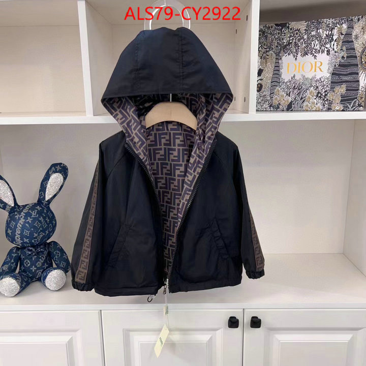 Kids clothing-Fendi high quality 1:1 replica ID: CY2922 $: 79USD