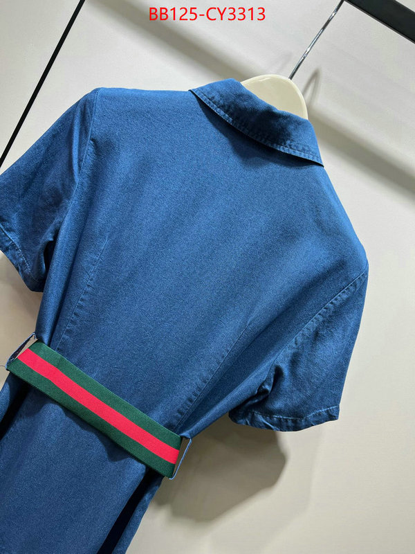 Clothing-Gucci aaaaa+ replica ID: CY3313 $: 125USD