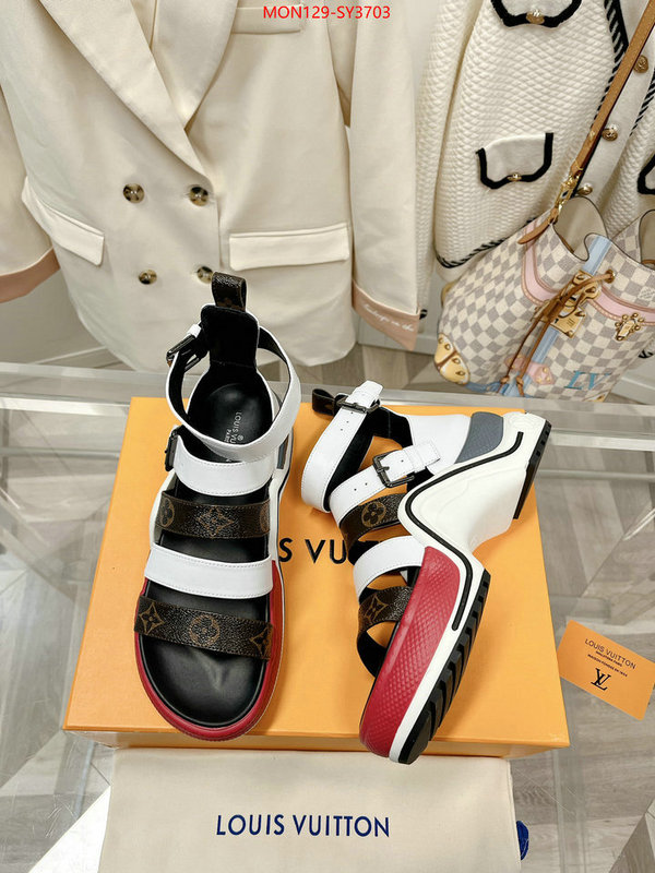 Women Shoes-LV buy 1:1 ID: SY3703 $: 129USD