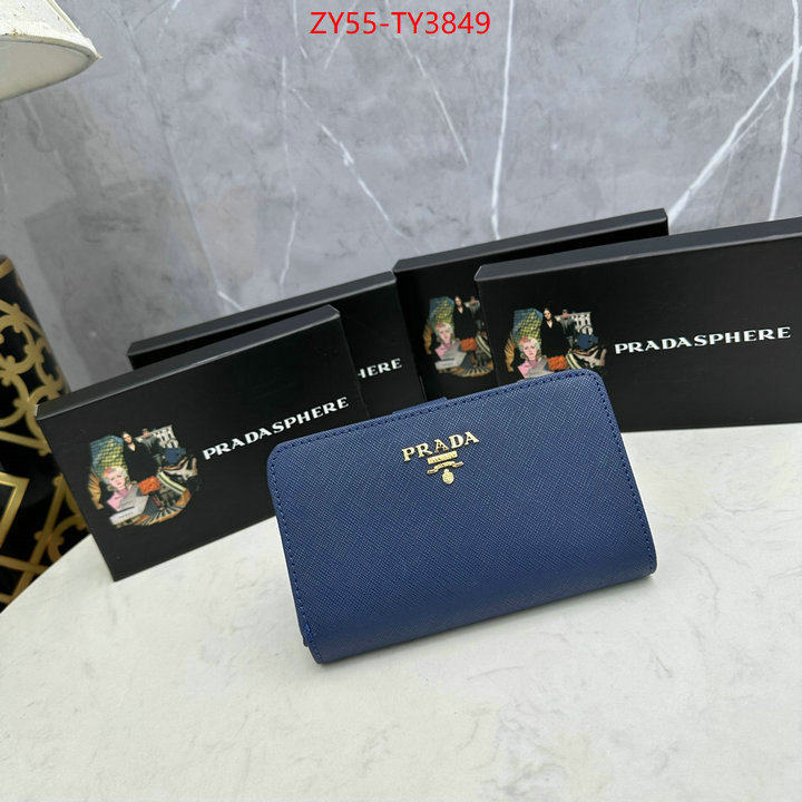 Prada Bags (4A)-Wallet high quality ID: TY3849 $: 55USD