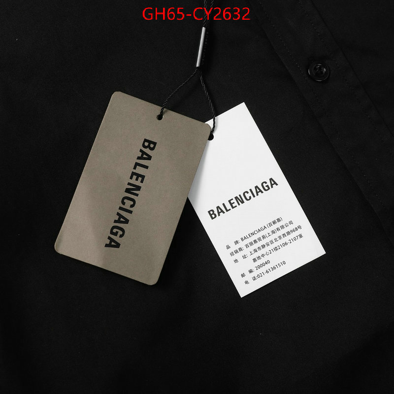 Clothing-Balenciaga buy cheap ID: CY2632 $: 65USD