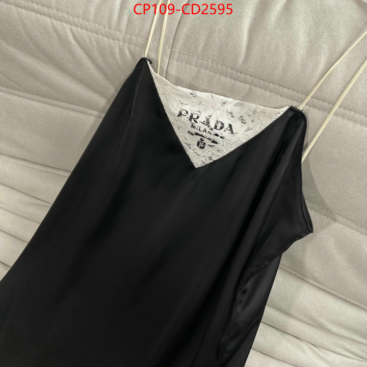 Clothing-Prada top designer replica ID: CD2595 $: 109USD