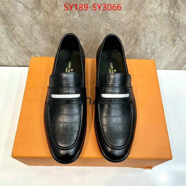 Men Shoes-LV luxury fashion replica designers ID: SY3066 $: 189USD