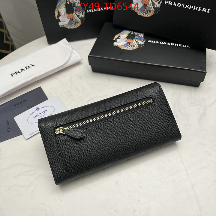 Prada Bags (4A)-Wallet replica best ID: TD6544 $: 49USD