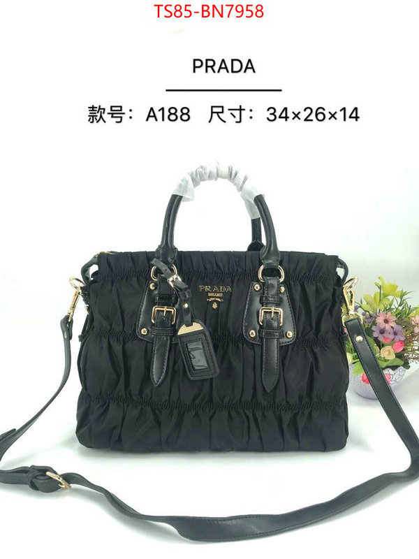 Prada Bags (4A)-Handbag- found replica ID: BN7958 $: 85USD