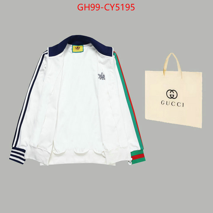 Clothing-Gucci buy cheap ID: CY5195 $: 99USD