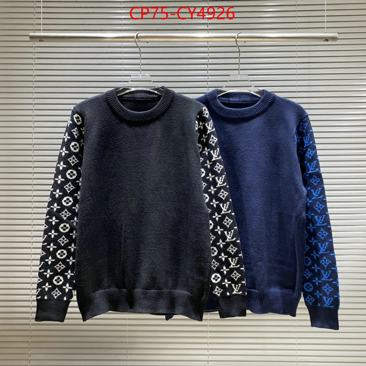 Clothing-LV top perfect fake ID: CY4926 $: 75USD