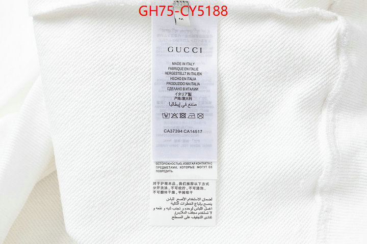 Clothing-Gucci from china ID: CY5188 $: 75USD