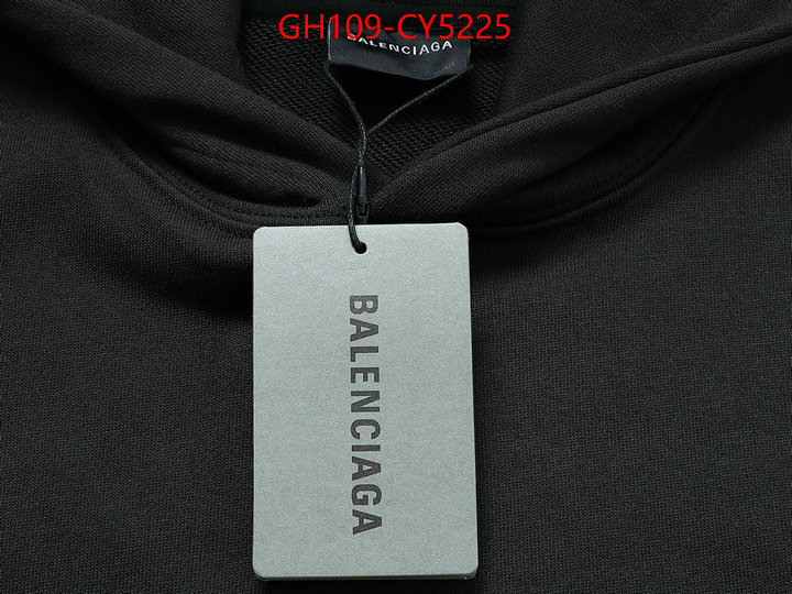 Clothing-Balenciaga designer fashion replica ID: CY5225 $: 109USD