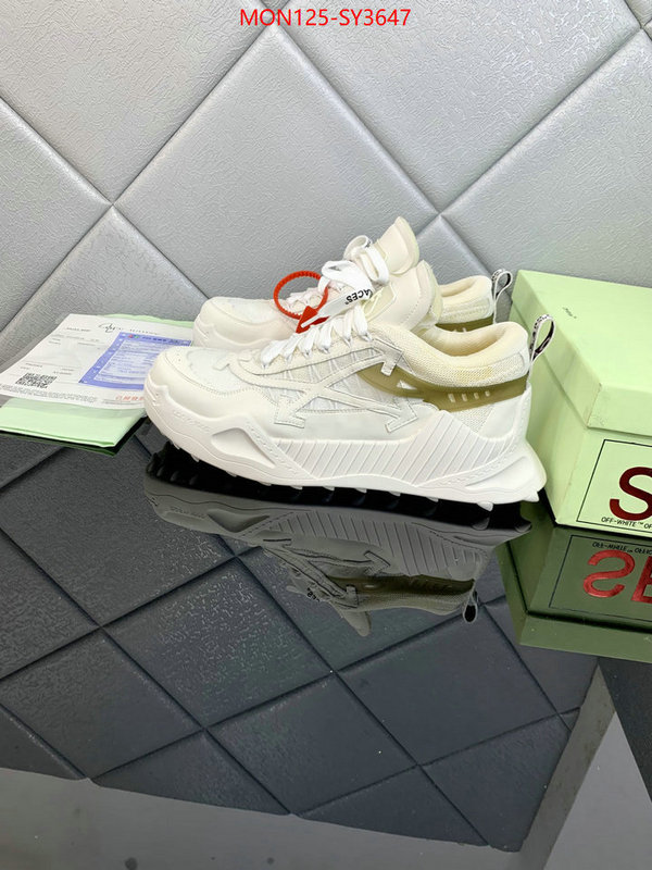 Men Shoes-Offwhite where to find best ID: SY3647 $: 125USD