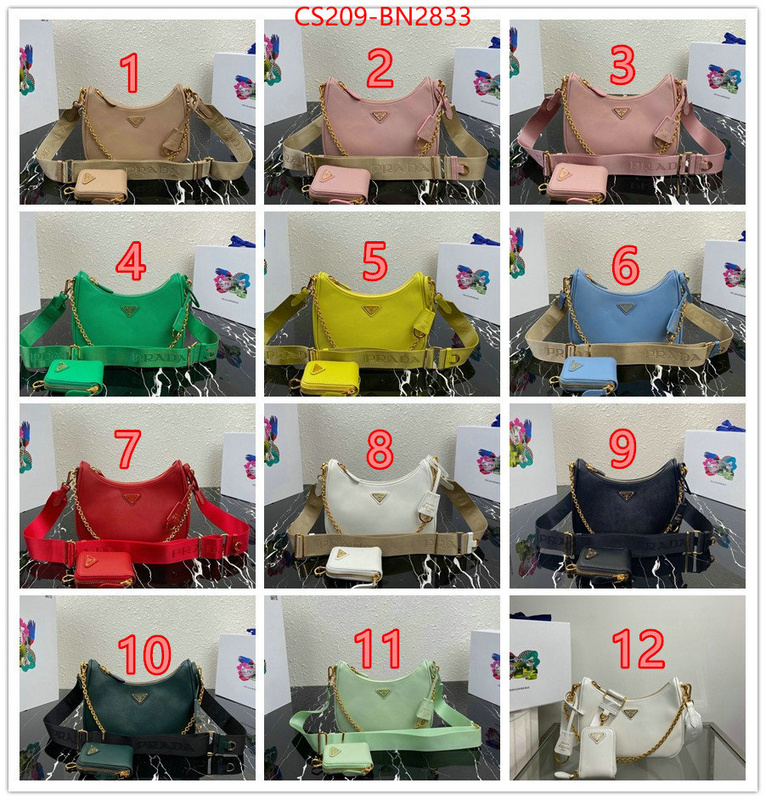 Prada Bags (TOP)-Re-Edition 2005 the online shopping ID: BN2833 $: 209USD