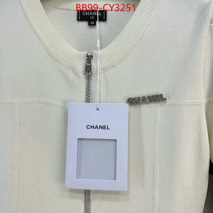 Clothing-Chanel buy cheap replica ID: CY3251 $: 99USD