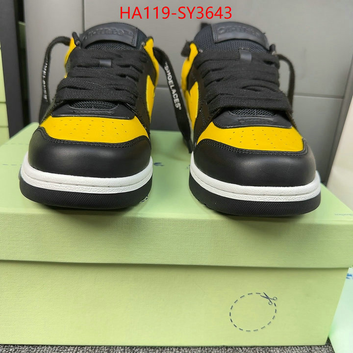 Men Shoes-Offwhite top quality ID: SY3643 $: 119USD