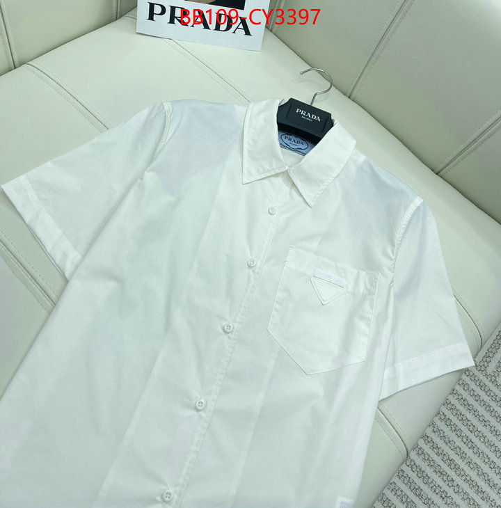 Clothing-Prada cheap online best designer ID: CY3397 $: 109USD