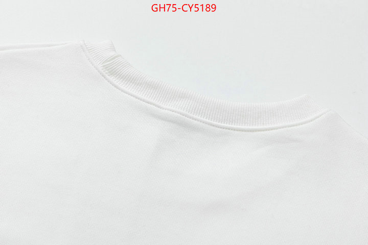 Clothing-Gucci high quality designer replica ID: CY5189 $: 75USD